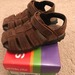 Toddler boys Stride Rite leather sandals